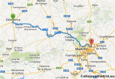 Ruta para ir de Fuenlabrada a Salamanca